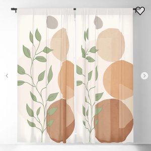 SOCIETY 6 Abstract Rock Geometry 19 Blackout Curtains - Set of two panels